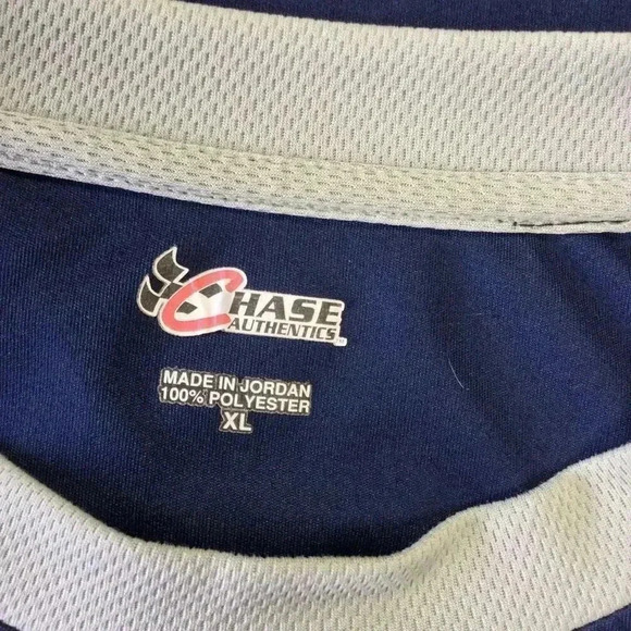 Chase Mens Blue Short Sleeve Jimmie Johnson Lowes NASCAR Racing Jersey Size XL - Picture 3 of 9